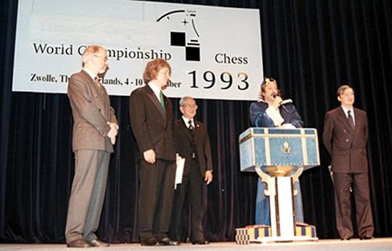 Timman y Karpov Campeonato Mundial de 1993 FIDE