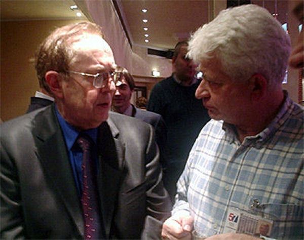 Tseshkovsky y Spassky en Moscú en 2004