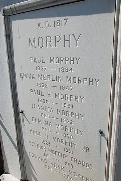 Tumba de Paul Morphy 