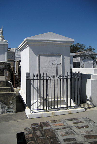 Tumba de Paul Morphy, Cementerio de San Luis, Nueva Orleans