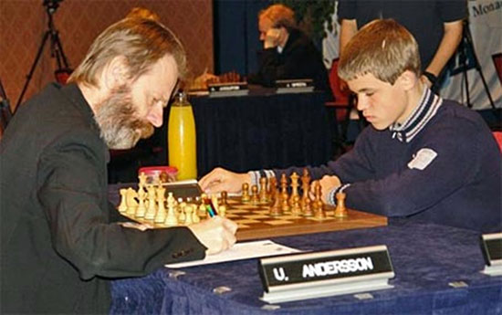 Ulf Andersson vs Magnus Carlsen en 2006