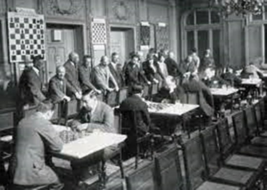 Última ronda de Dresde 1926 © Libro Life & Games of Akiva Rubinstein