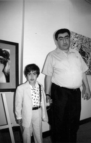 Vardan y Tigran Petrosian, nieto del campeón mundial.