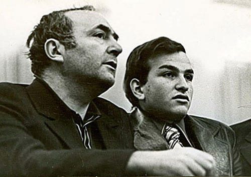Viktor Kart y un joven Beliavsky