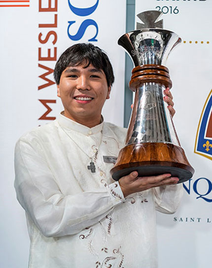 Wesley So, vencedor de la Sinquefeld Cup 2016