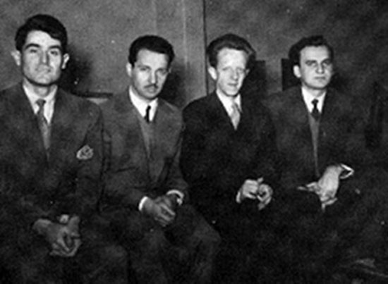 Yugoeslavia en Moscú 1956, Matanovic, Gligoric, Milic e Ivkov