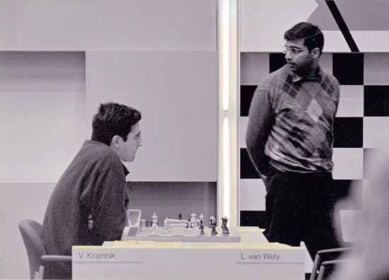 Kramnik y Anand en Wijk aan Zee 2001
