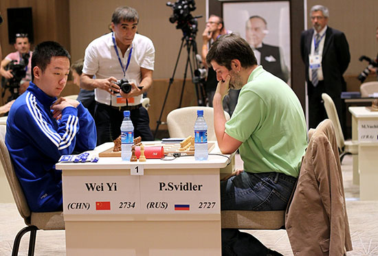 R 5 Svidler elimina a Wei Yi