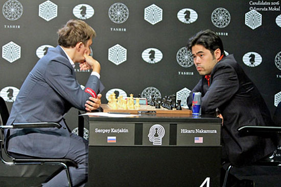 R 2 Karjakin castiga un error grave de Nakamura