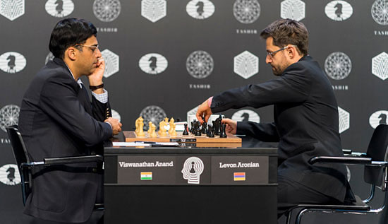 R 9 Anand vence a Aronian y comparte el primer lugar